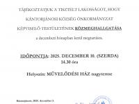 Közmeghallgatás 2025